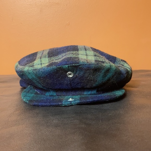 Stetson green plaid wool vintage cap - Picture 2 of 9